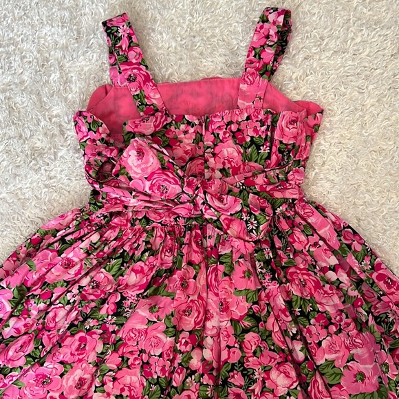 The Children's Place Other - COPY - Children’s Place Pink Floral Dress with Scalloped Top - Size 8